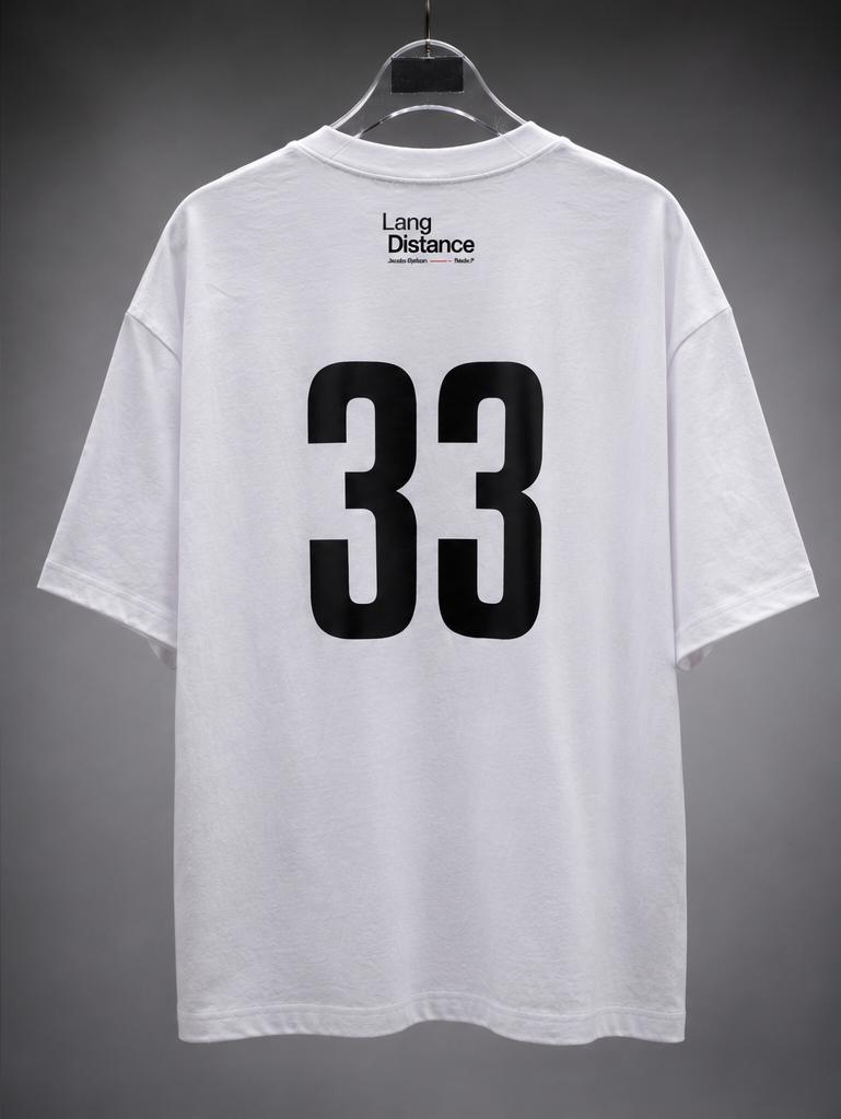 Grøn klamphugger i Paris - Lang Distance Box Fit T-shirt