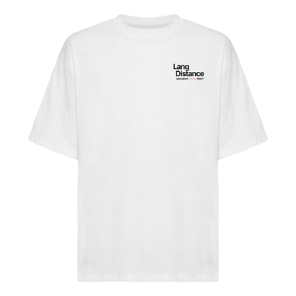 Lang Distance Oversize Tee Hvid