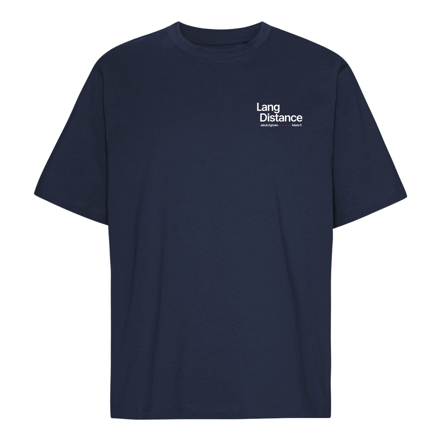 Lang Distance Oversize Tee Navy