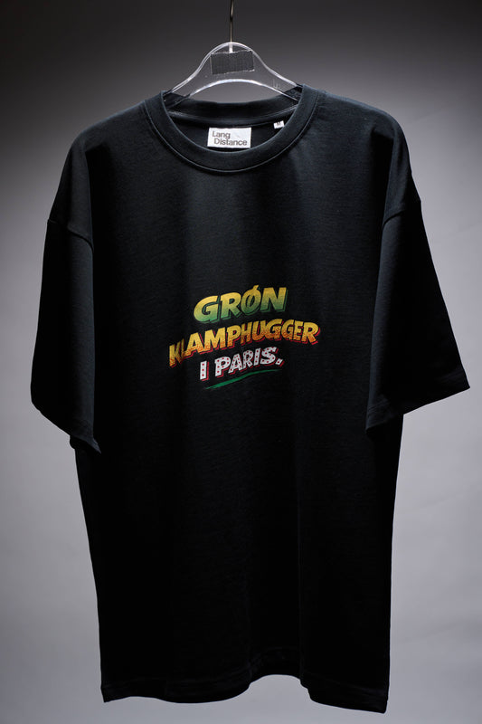 "Grøn Klamphugger" - Lang Distance Box Fit T-shirt