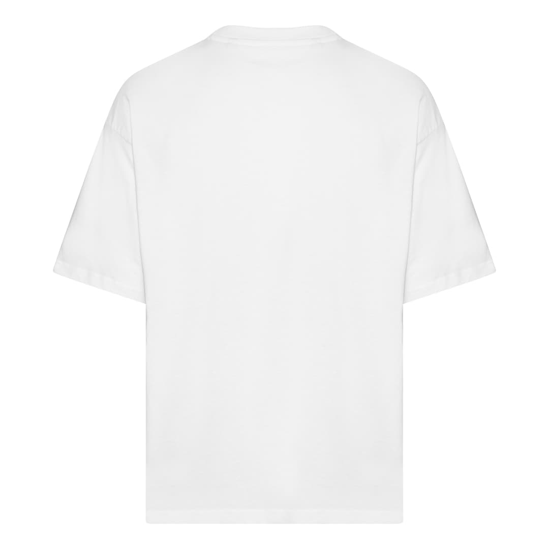 Lang Distance Oversize Tee Hvid