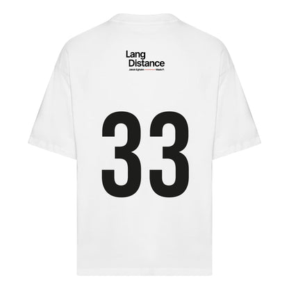 Grøn klamphugger i Paris - Lang Distance Box Fit T-shirt
