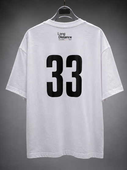 Grøn klamphugger i Paris - Lang Distance Box Fit T-shirt